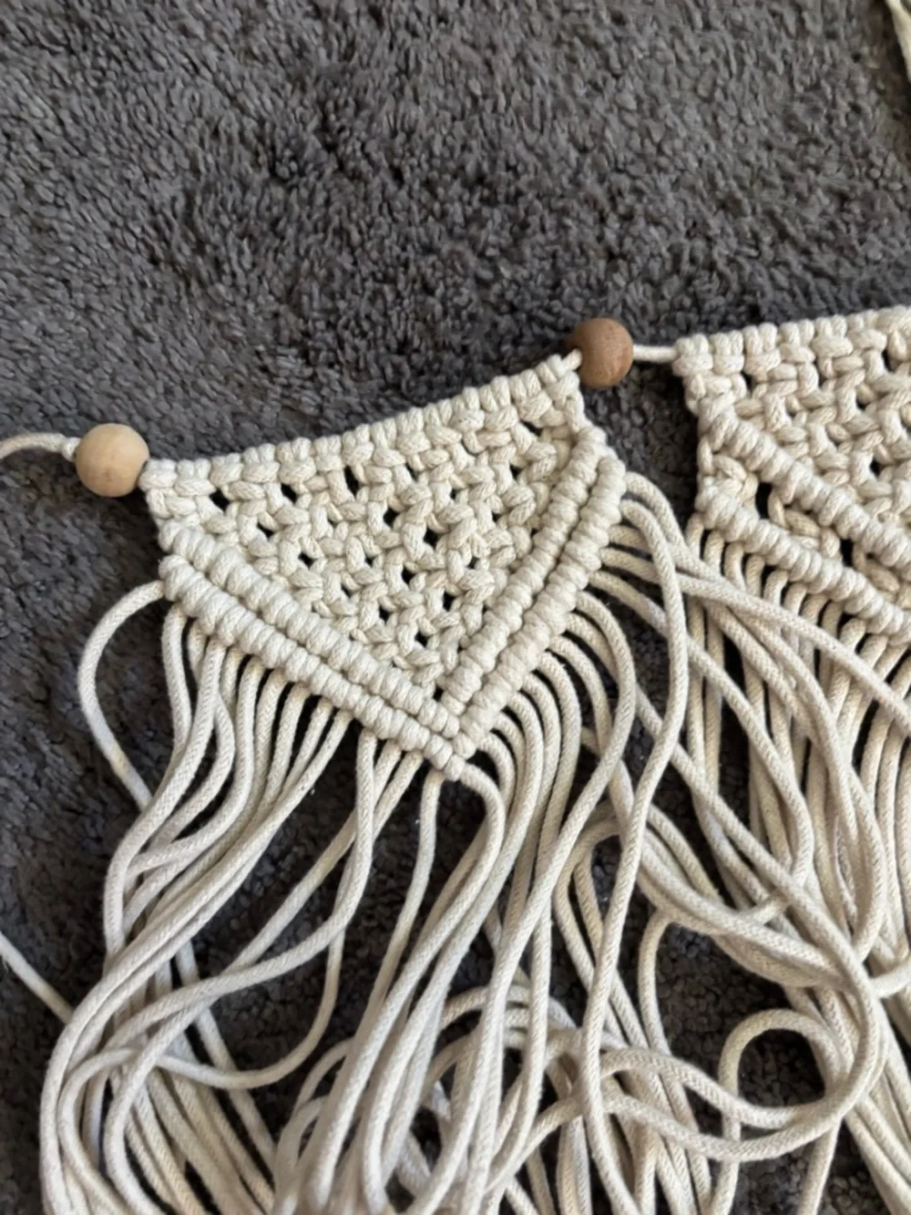 Lot of 3 Macrame Hanging Wall Decor